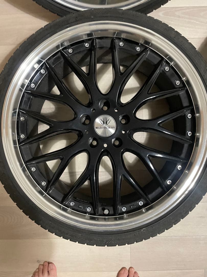 LOXARNY 20インチ タイヤホイール ４本セット 黒メッシュ。