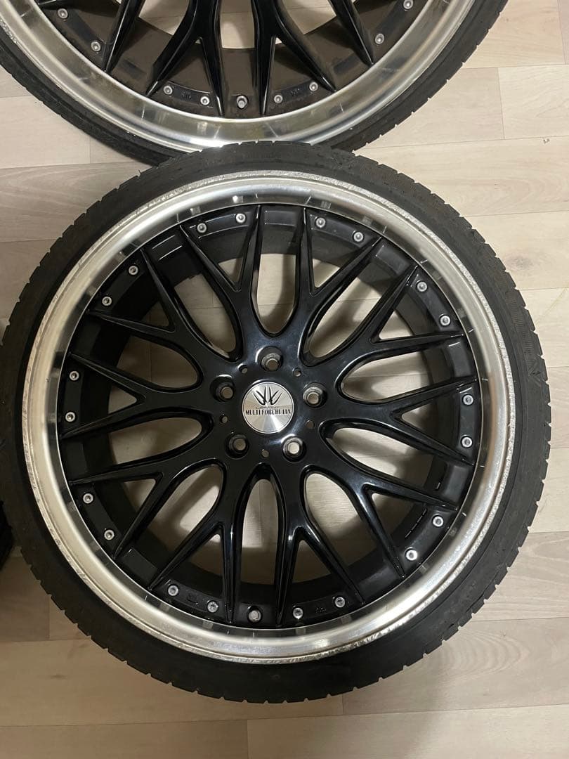 LOXARNY 20インチ タイヤホイール ４本セット 黒メッシュ。