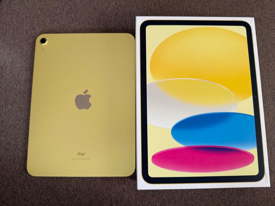 【美品】iPad第10世代　Wi-Fi 64GB イエロー