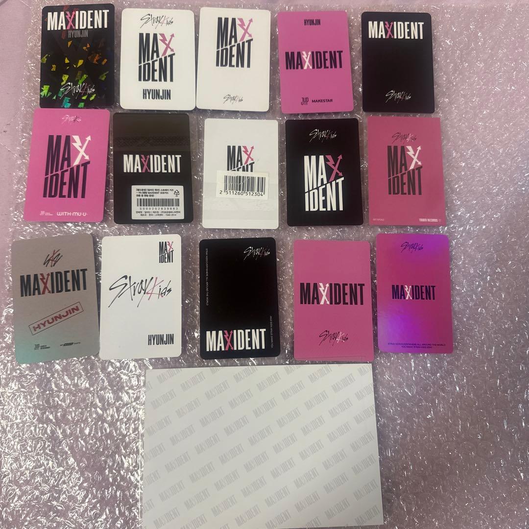 StrayKids スキズ　ヒョンジン　maxident 店舗特典　トレカ