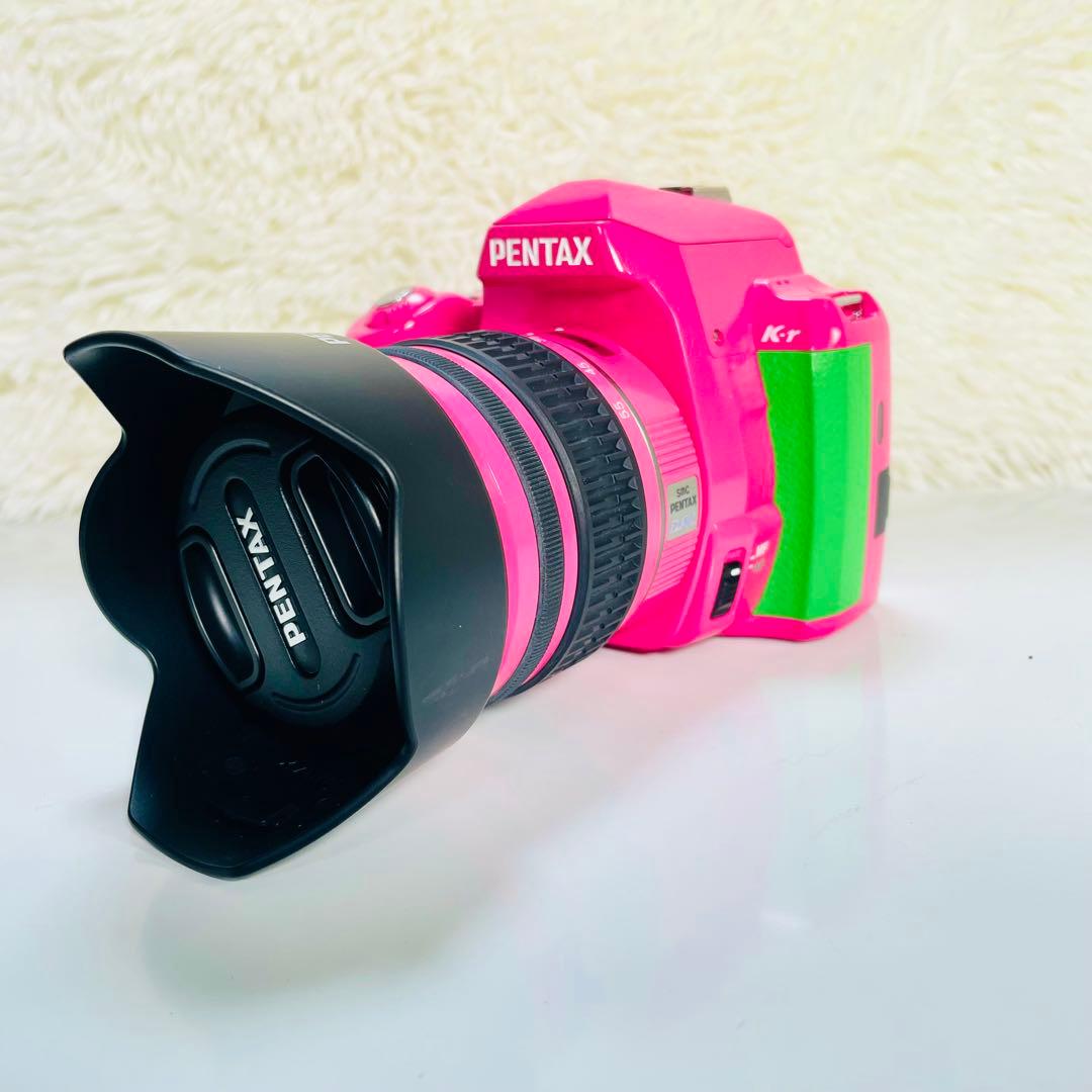 超美品　PENTAX K-r レンズキット　特注カラー　ピンク　グリーン