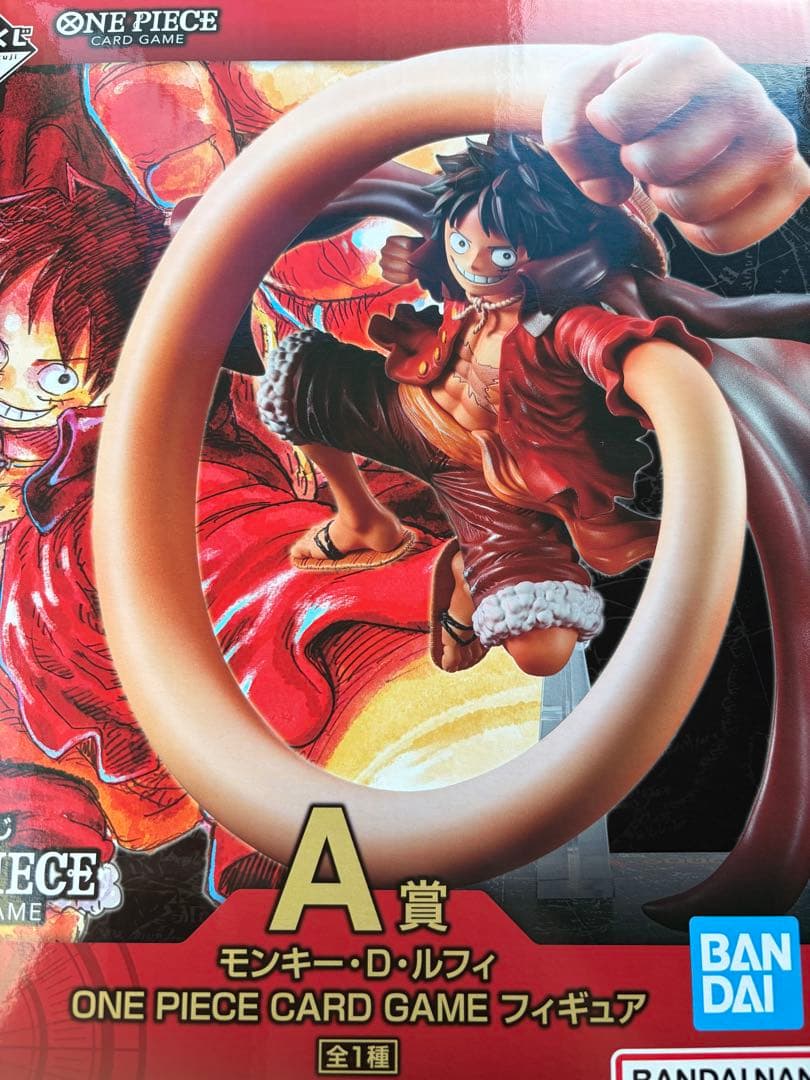 ONE PIECE カードゲーム A賞 フィギュア モンキー・D・ルフィ他
