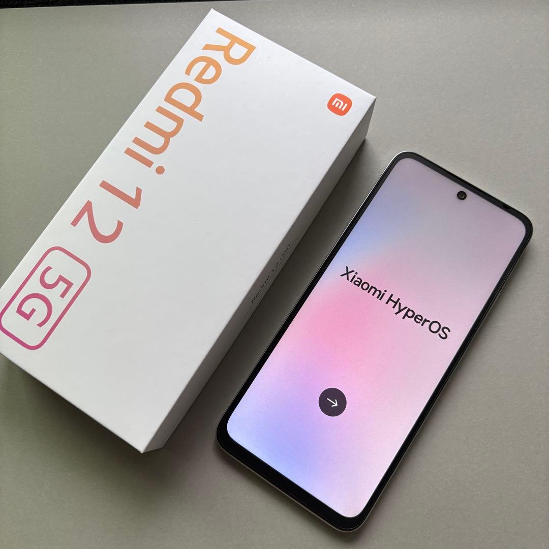 Redmi 12 5G XIG03 ポーラーシルバー 本体