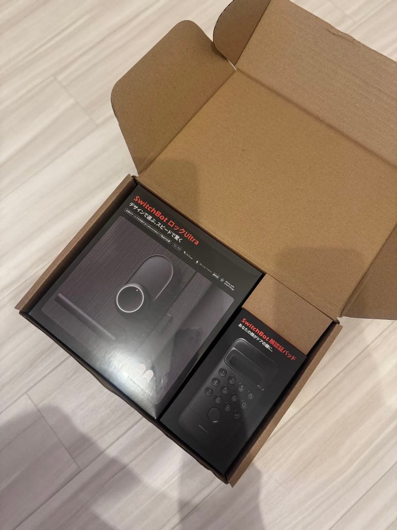【新品未使用未開封】SwitchBotスマートロックUItra顔認証