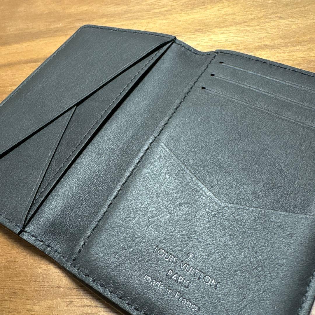 値下げ！Louis Vuitton ブラック 黒 名刺入れ ルイヴィトン