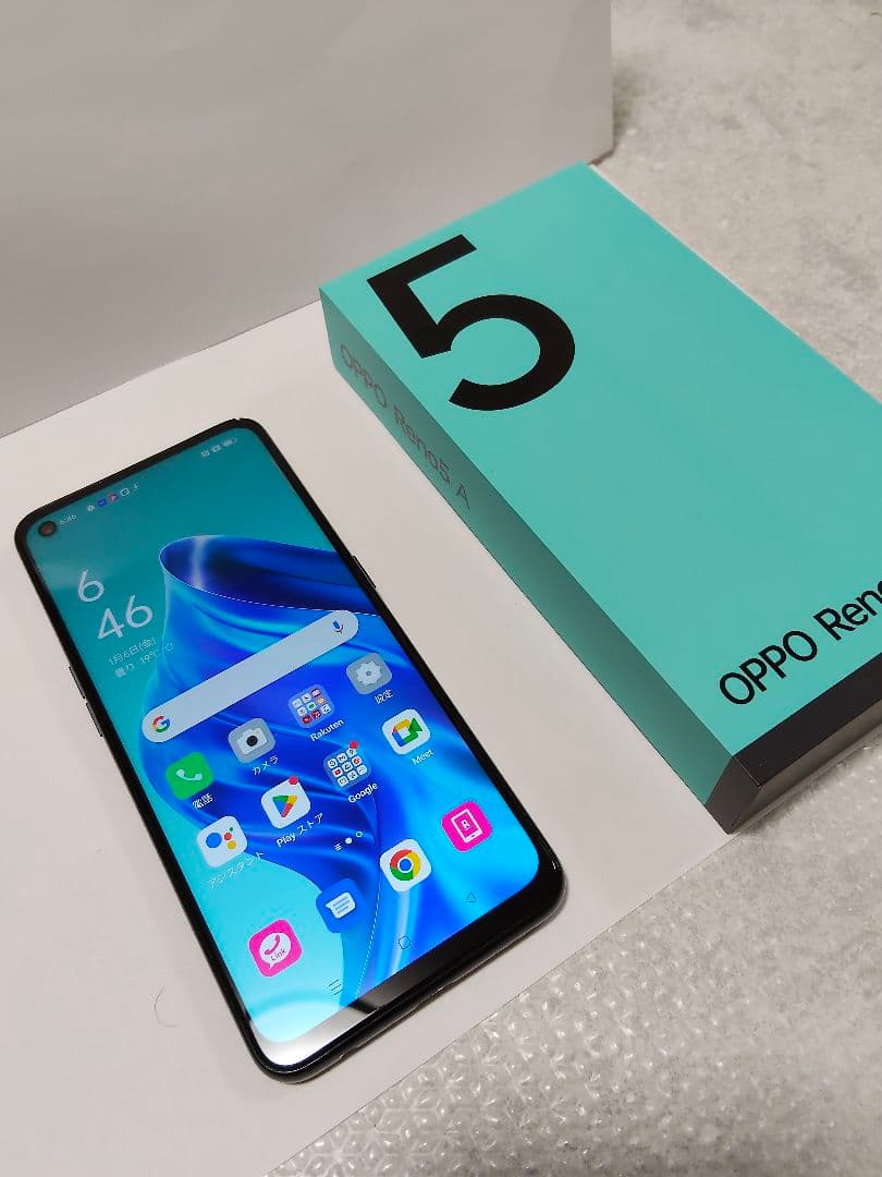 OPPO Reno 5 (SIMフリー端末) シルバーブラック 本体