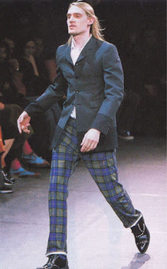 断*ん様 2000AW GARCONS HOMME PLUS ドッキングチェック