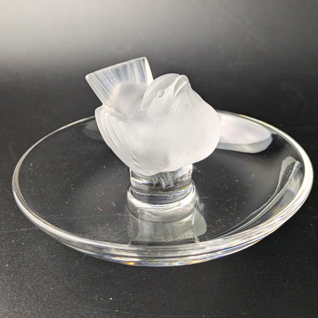 かわいいラリック★雀 ピントレー ディッシュ フランス輸入 アールデコ