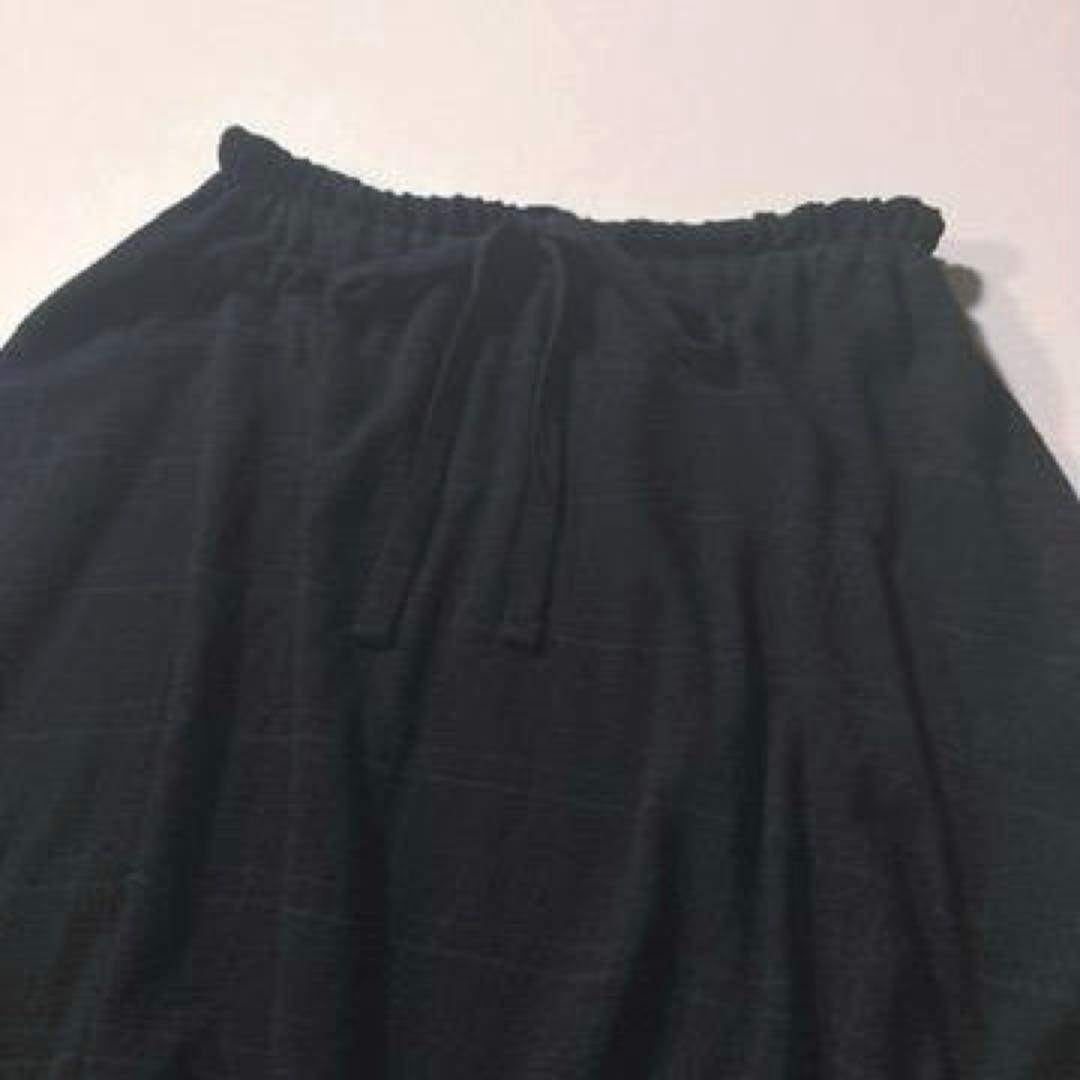 【美品】ヨウジヤマモトプリュスノアール　変形 サルエルパンツ シアー ストライプ