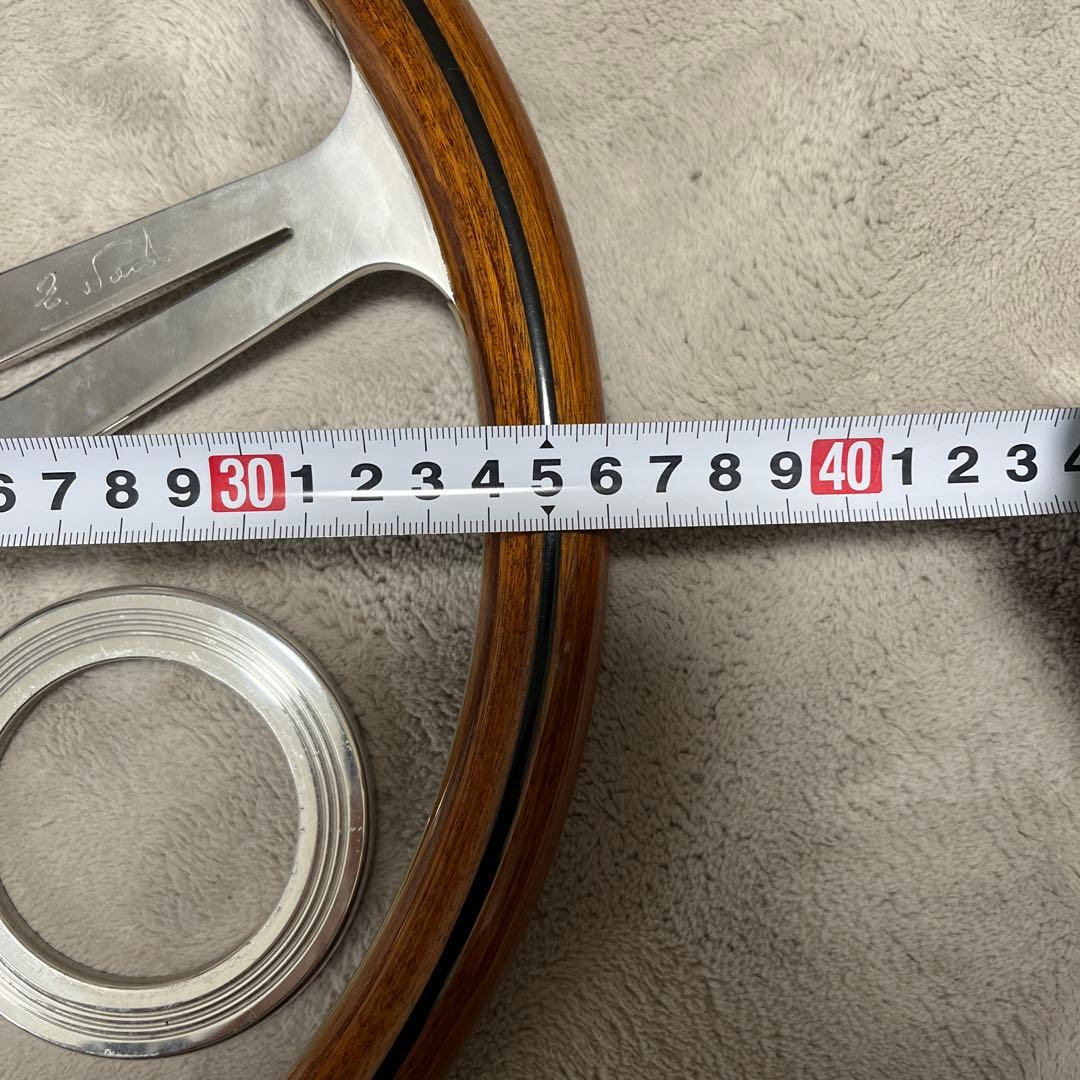 ナルディ　ウッドステアリング　36パイ