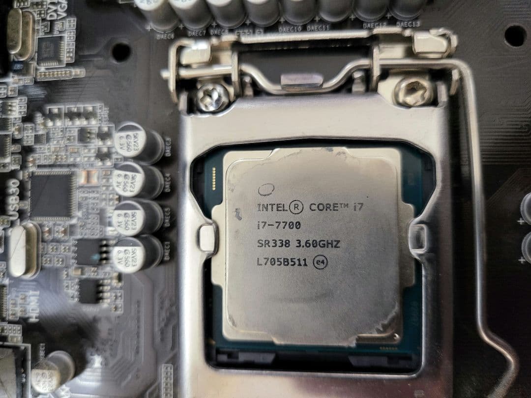 マザーボード i7-7700 + GIGABYTE GA-Z170-HD3P