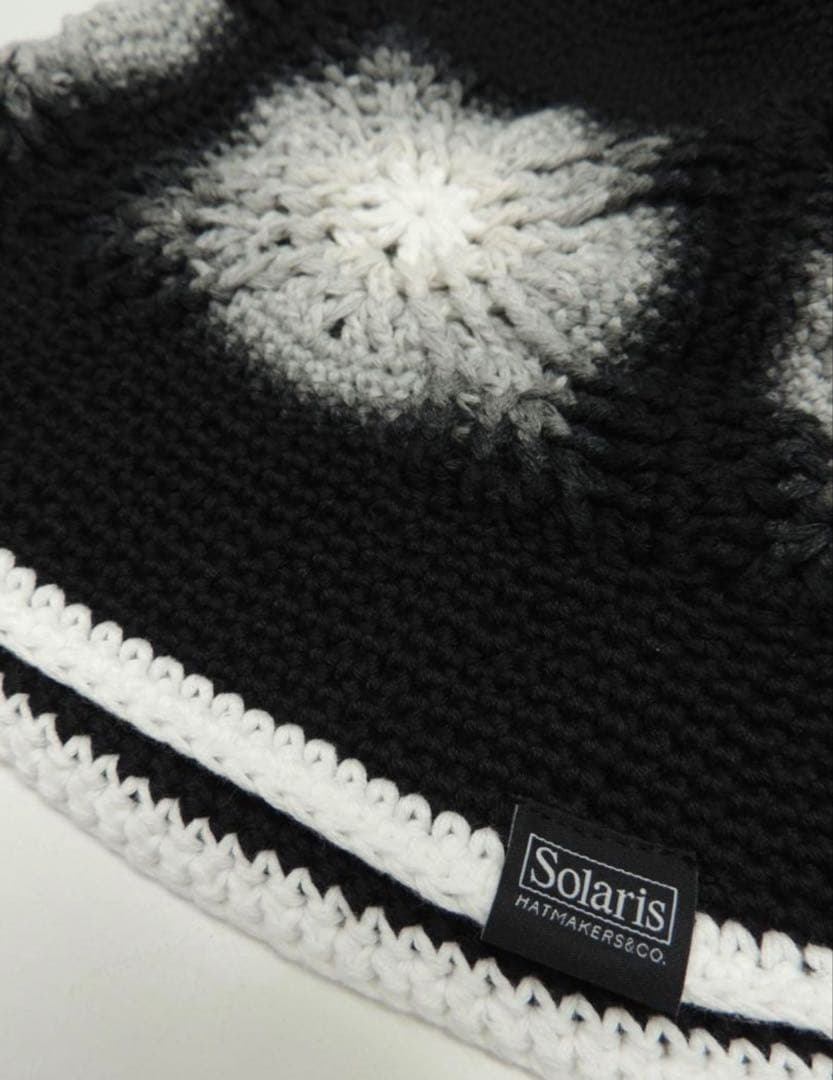 帽子 SOLARIS&CO.Crochet Hat SUNBIRD BLACK