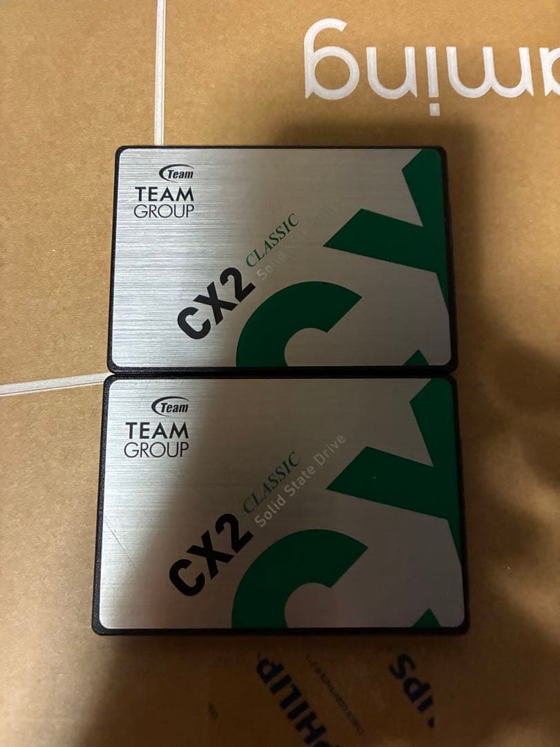 TEAM GROUP CX2 CLASSIC 1TB SSD 2.5インチ×2