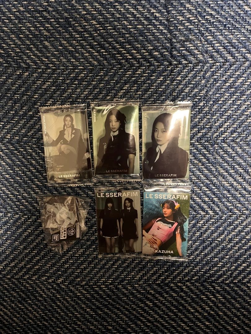 LE SSERAFIM カズハ　ユンジン　ウンチェ　カード&クリップセット