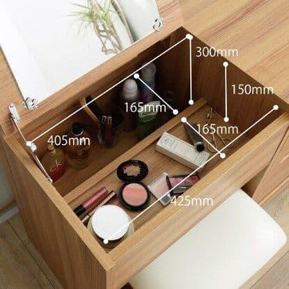 ドレッサーデスク　スツール付き