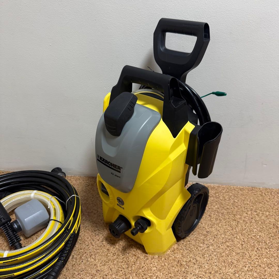 KARCHER K3 Silent 高圧洗浄機 ケルヒャー　付属品多数　50Hz