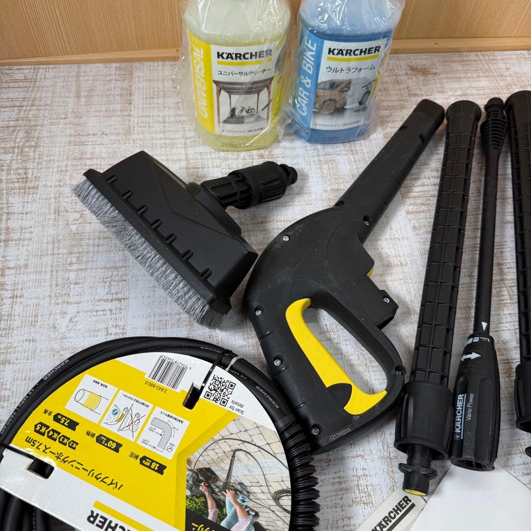 KARCHER K3 Silent 高圧洗浄機 ケルヒャー　付属品多数　50Hz