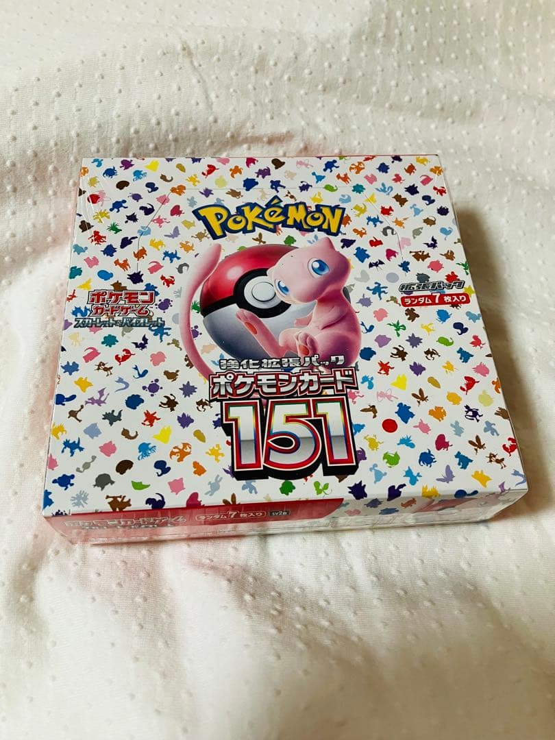 ポケモンカード　151 box シュリンク付き
