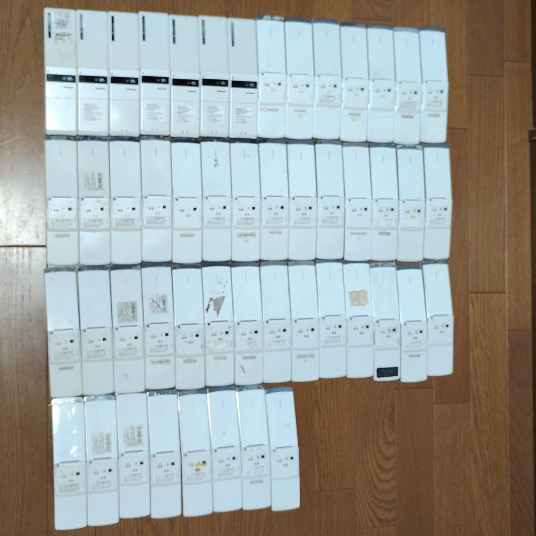 【ジャンク】 ガラケー au K002 7台 ソフトバンク 840P 43台 白