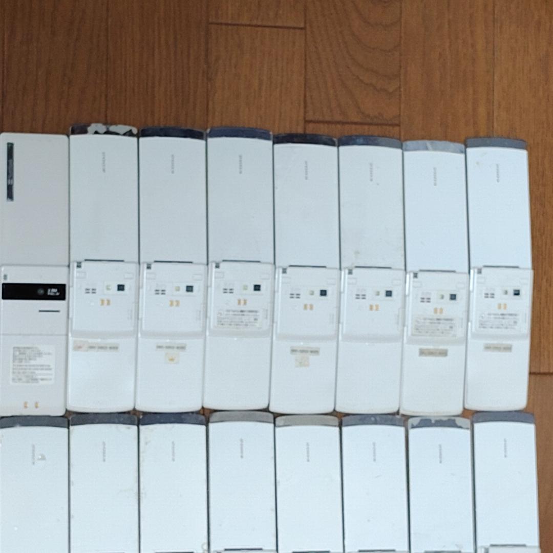 【ジャンク】 ガラケー au K002 7台 ソフトバンク 840P 43台 白