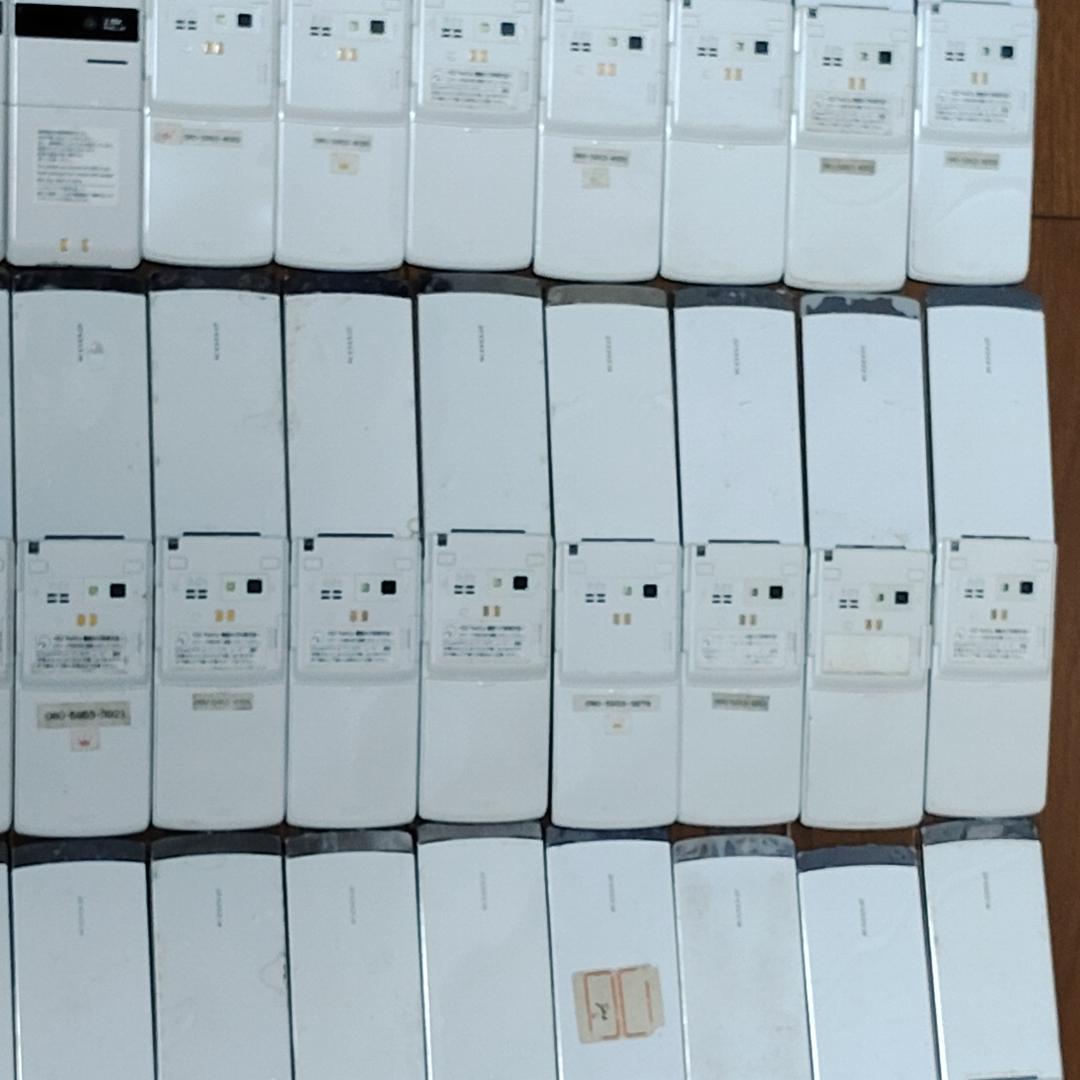 【ジャンク】 ガラケー au K002 7台 ソフトバンク 840P 43台 白