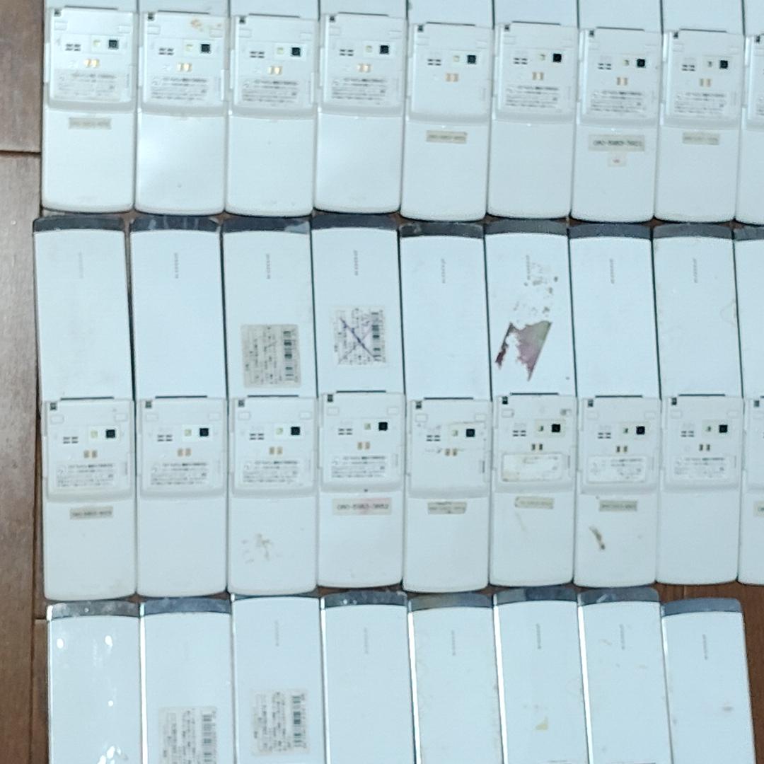 【ジャンク】 ガラケー au K002 7台 ソフトバンク 840P 43台 白