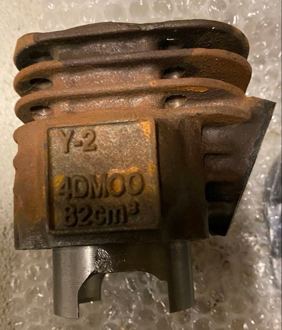 ジョグ JOG90用 純正シリンダー、ピストンセット　※新品シリンダーヘッド付き