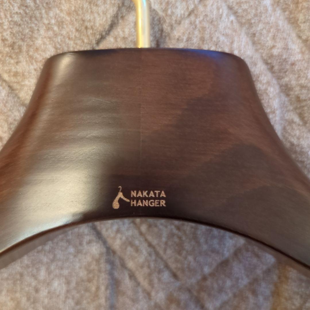 NAKATA HANGER 木製ジャケットハンガー 5本セット