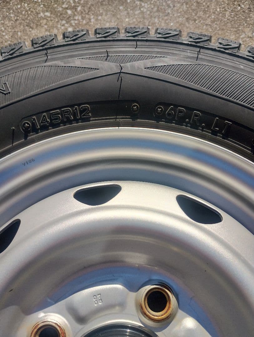 ※商品説明必読※スタッドレス 145R12 6PR スタッドレスセット ①