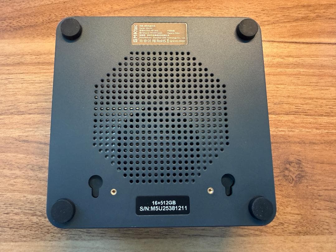 GMKtec M5 Ultra ミニPC 16GB RAM+512GB SSD