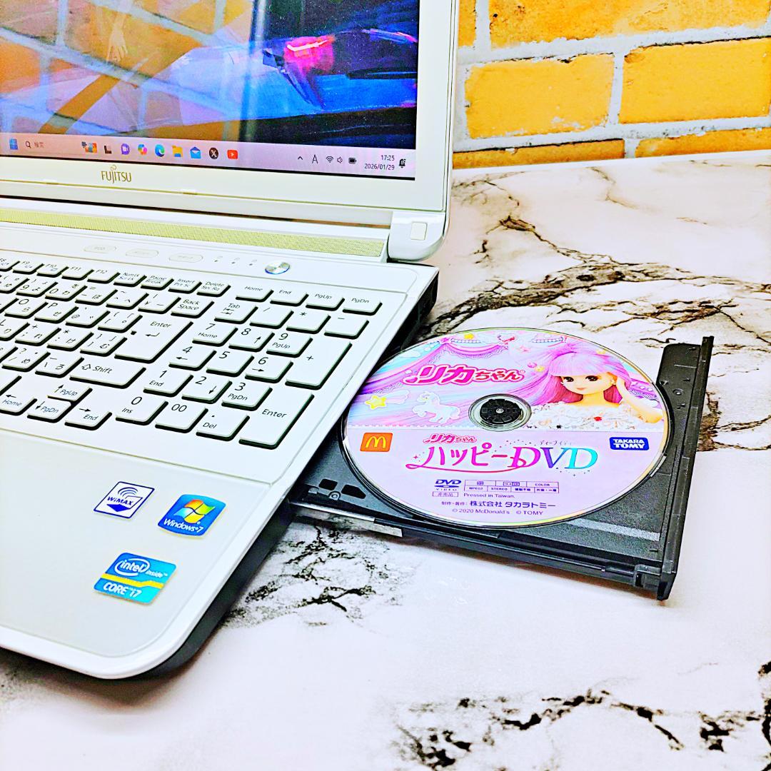 美品❣️最強i7搭載ノートパソコン❤️爆速SSD❤️メモリ8G✨ハイスぺ☘️