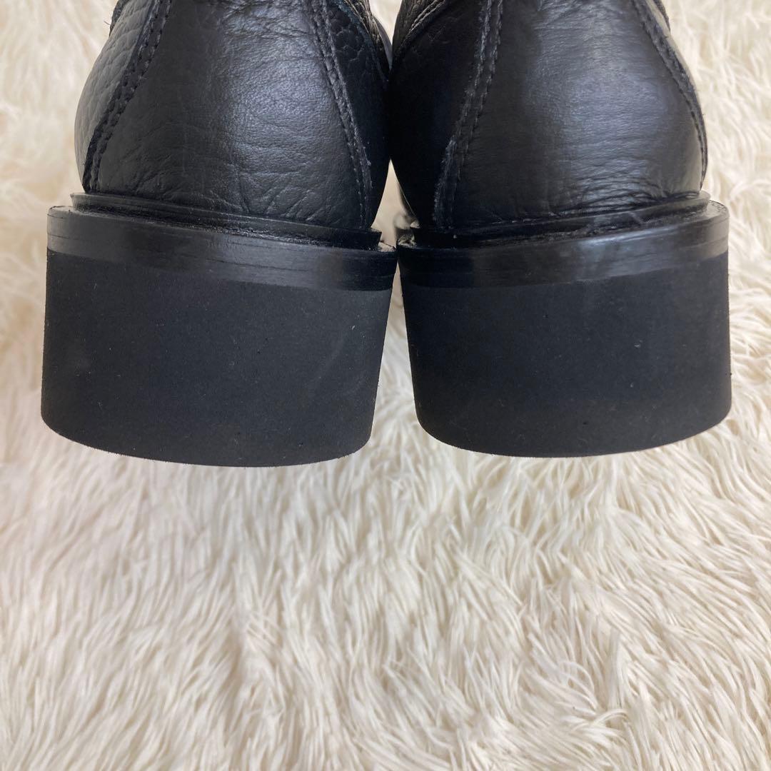 美品　FURLA 厚底　ボア　ローファー　36