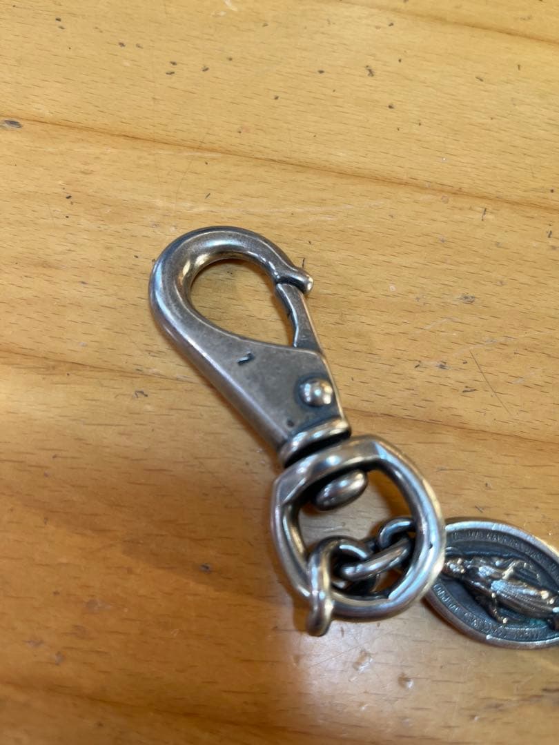 amp japan マリア&ダイヤモンド ウォレットチェーン シルバーコート