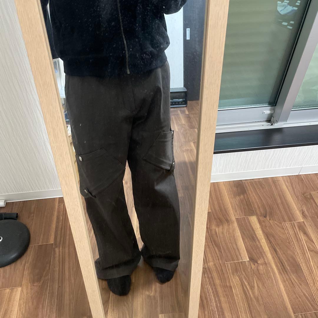 AFFXWRKS グレー カーゴパンツ