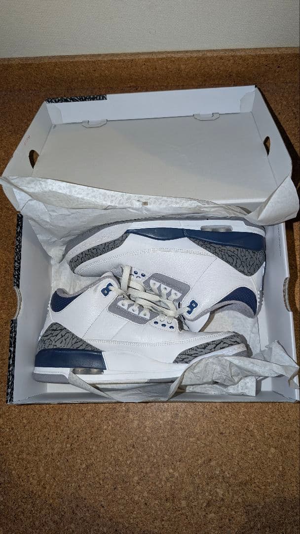 Air Jordan 3 MIDNIGHT NAVY/ミッドナイトネイビー