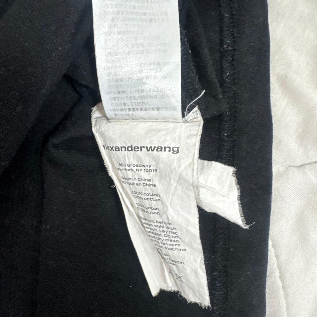 ゴ*】様 alexanderwang ブラック Tシャツ