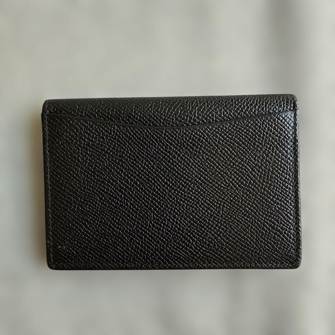 BVLGARI 黒レザー名刺入れ