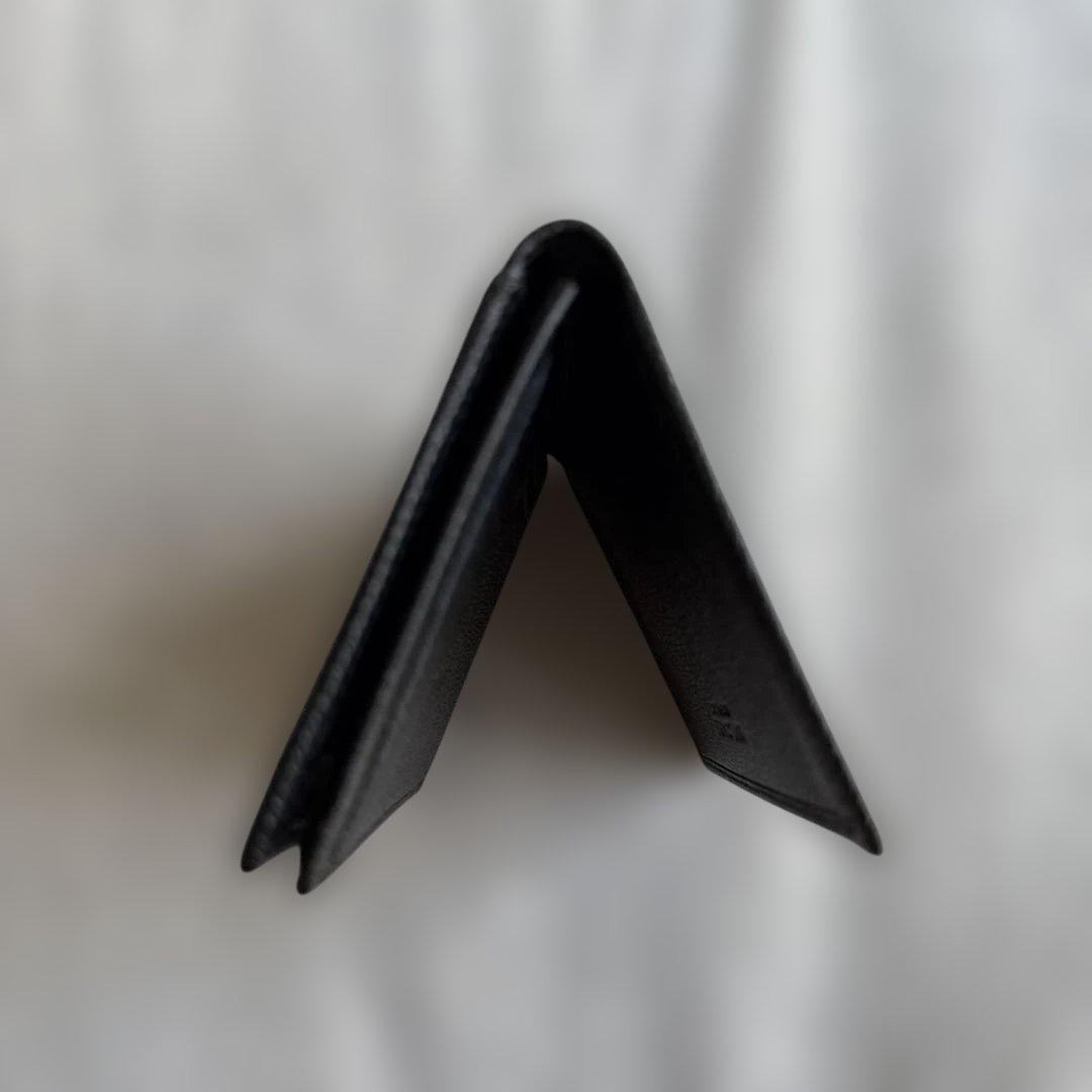 BVLGARI 黒レザー名刺入れ