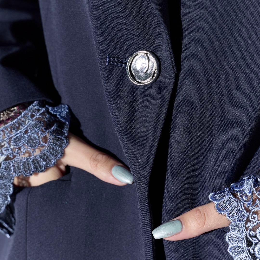 【MURRAL/ミューラル】Slit sleeve lace jacket 1