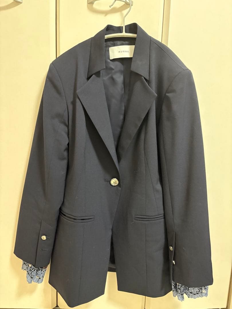 【MURRAL/ミューラル】Slit sleeve lace jacket 1