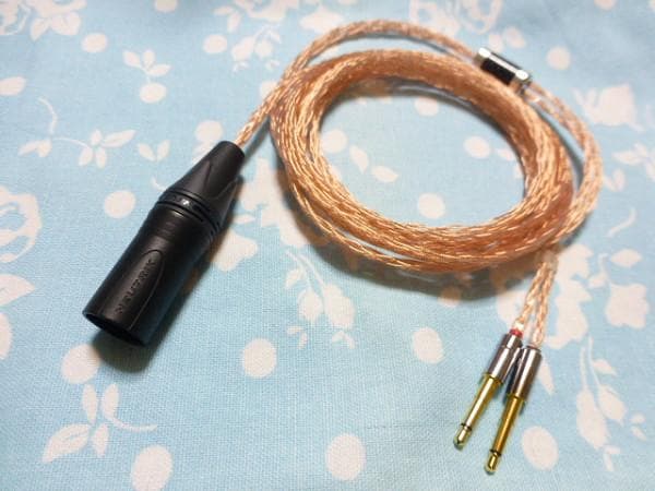 D8000 HiFiMAN Pure OCC 16芯 XLR 4ピン 200cm