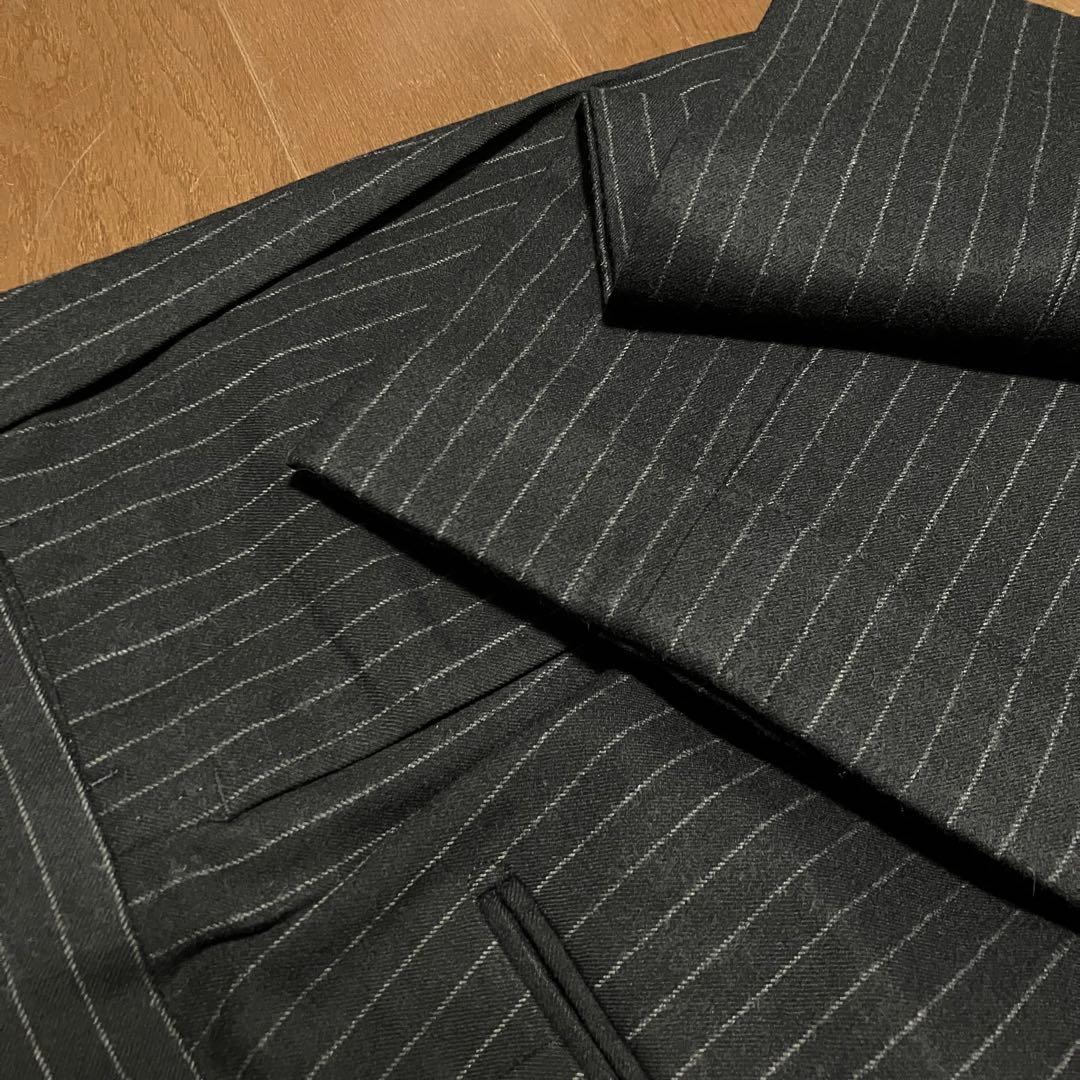 【秋冬最終セール‼️ビームスFオーダースーツ】カシミア混イギリス生地・ネイビー48