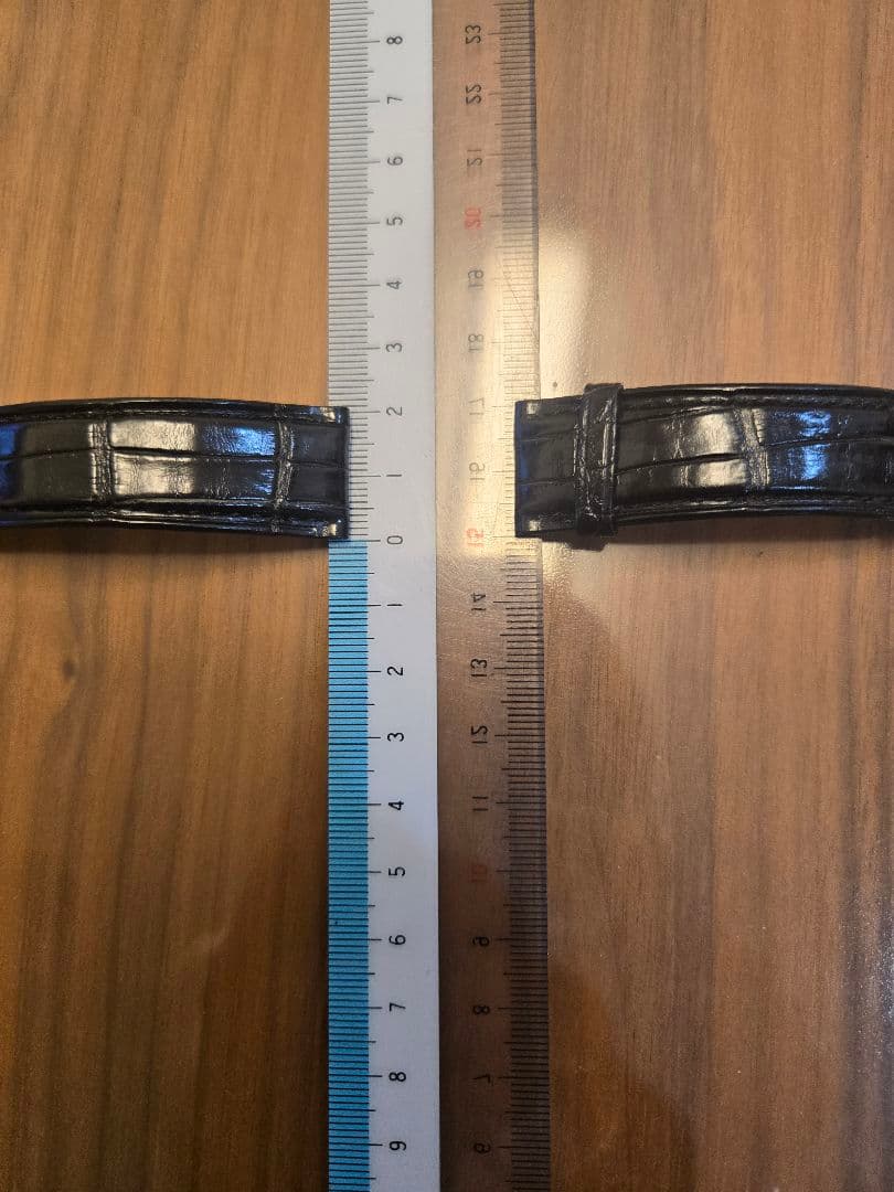 IWC 純正 ポルトギーゼ 黒レザーベルト 箱付き Dバックル用 20mm