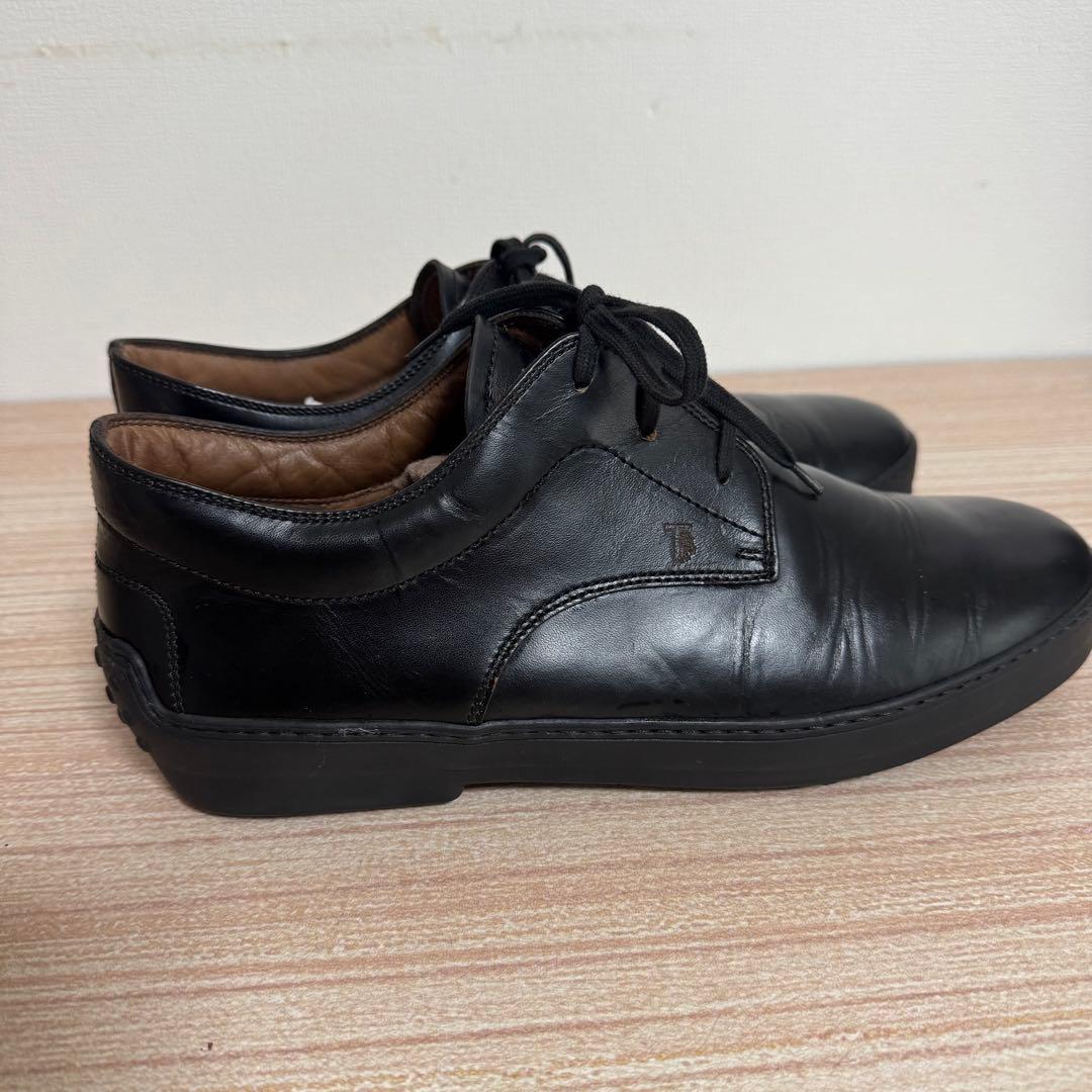 トッズ ドライビング スニーカー レザー 12 1/2 ブラック