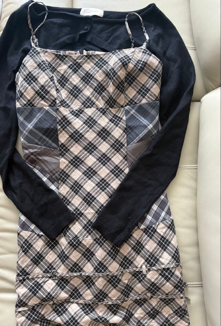 正規品 ANDMARY Aine set mini dress beige