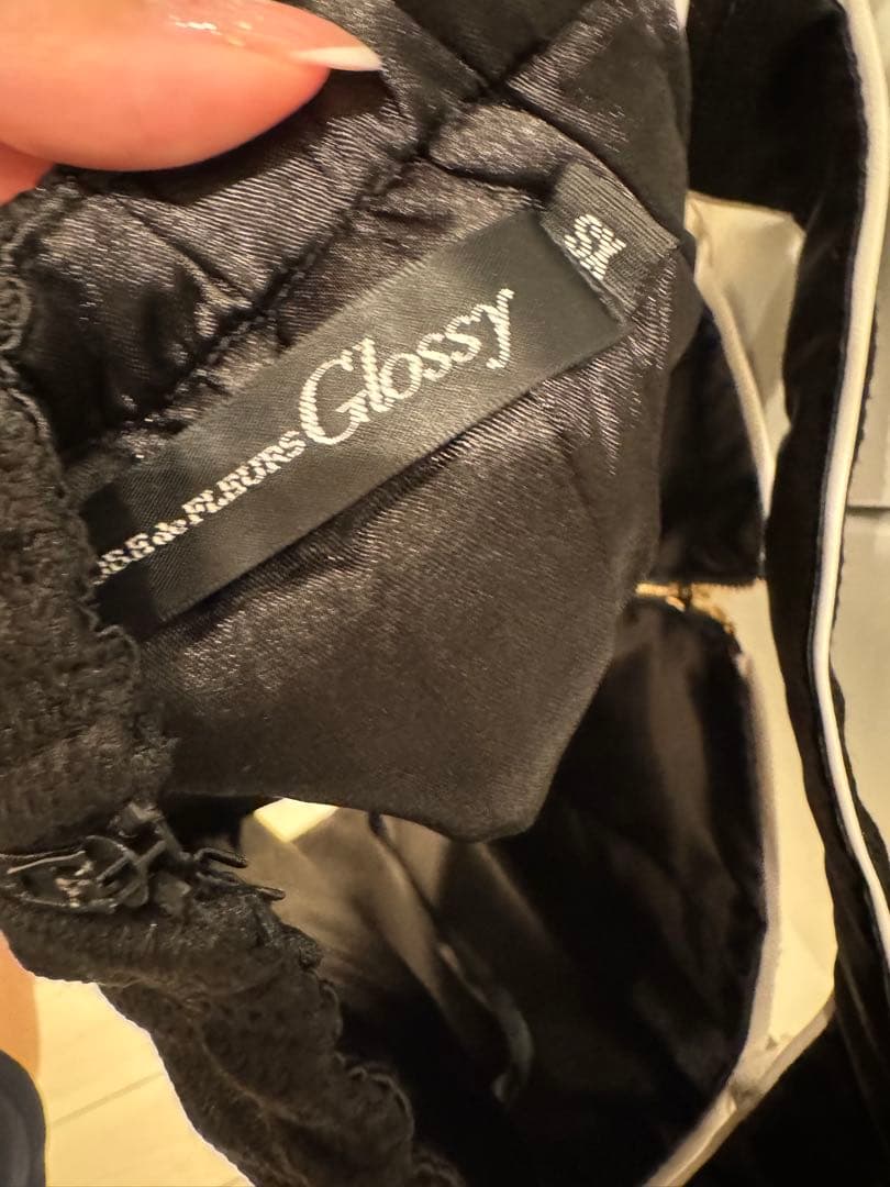 【美品】ROBE de FLEURS Glossy セットアップミニドレス