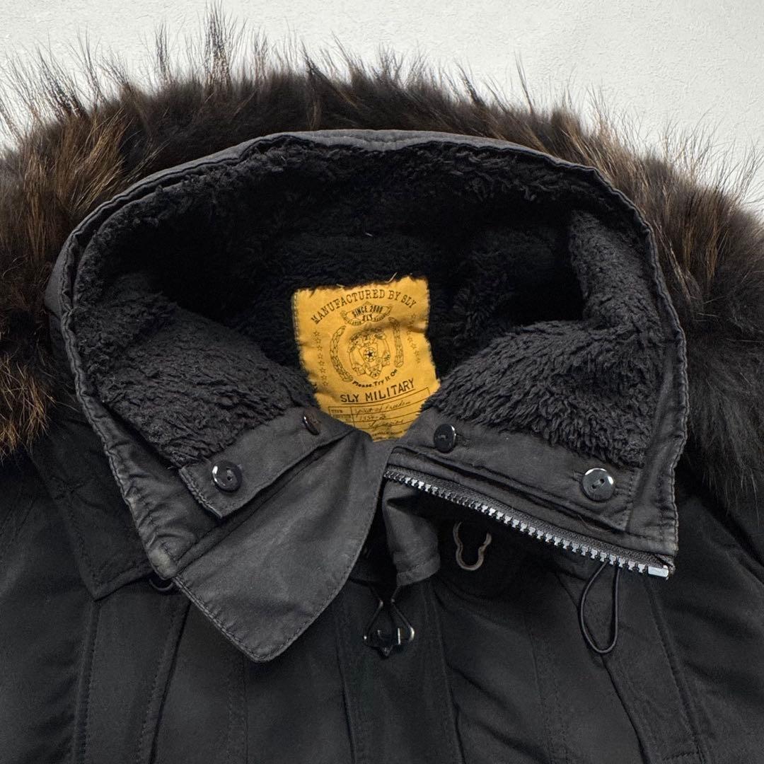 y2k SLY スライ モッズコート ミリタリー N3B 平成 ギャル ブラック