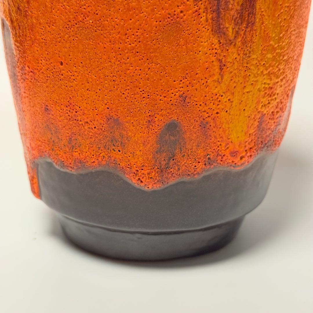 【Carstens】20cm fat lava ファットラバ ビンテージ 花瓶