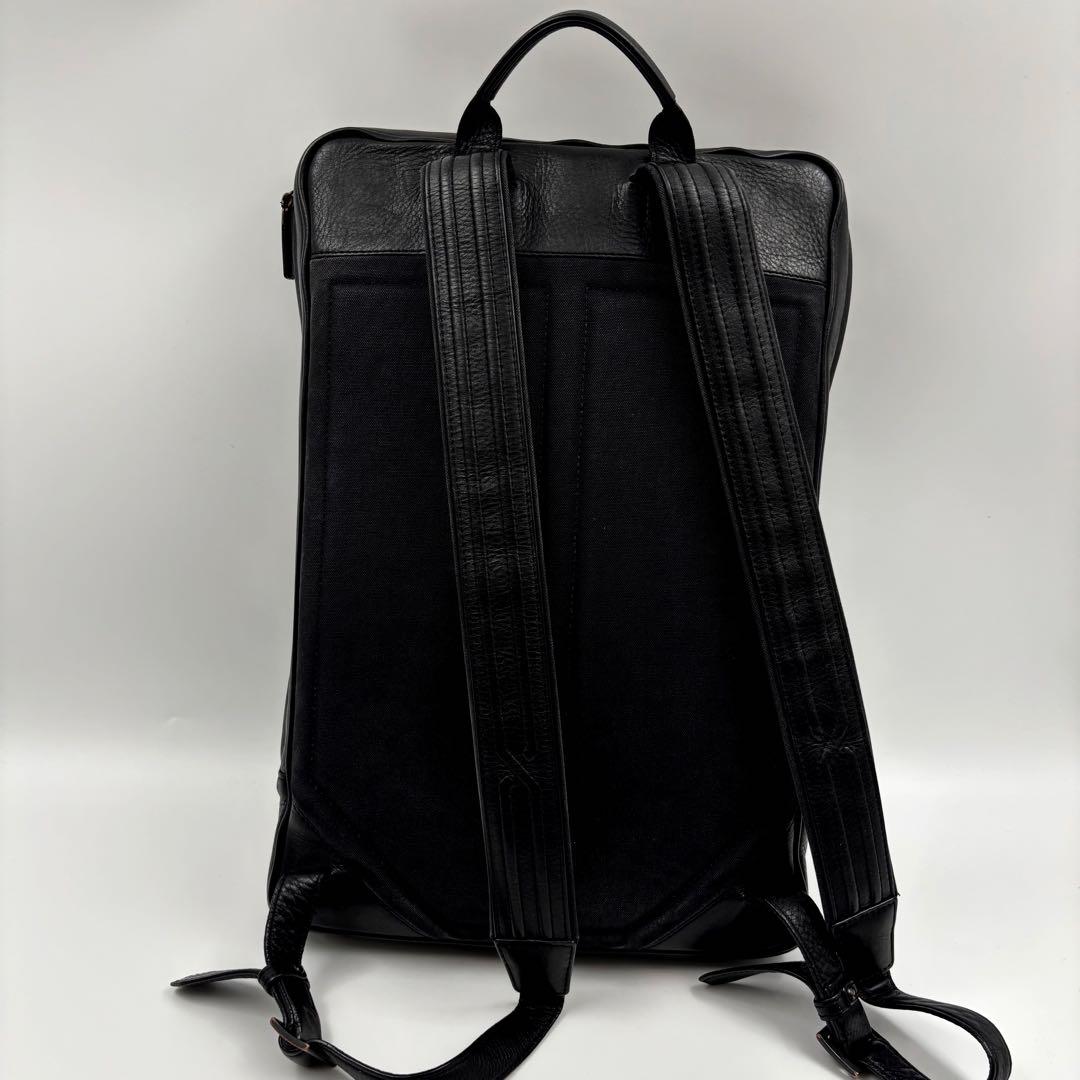 ✨美品✨　objects.io ソフトバックパック ミディアム レザー ブラック