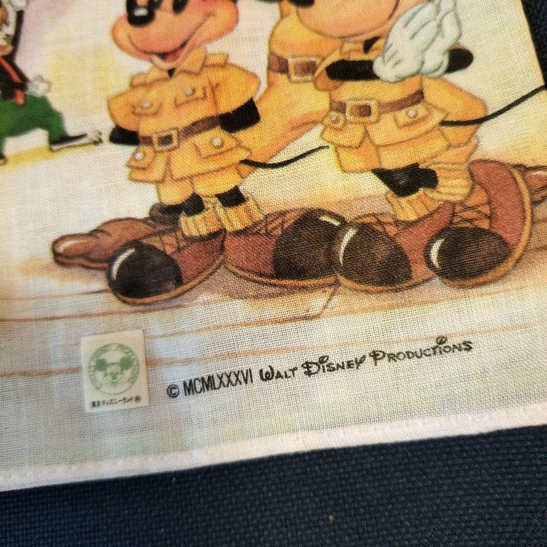 アドベンチャーランド　ハンカチ　昭和レトロ　東京ディズニーランド　開園当初